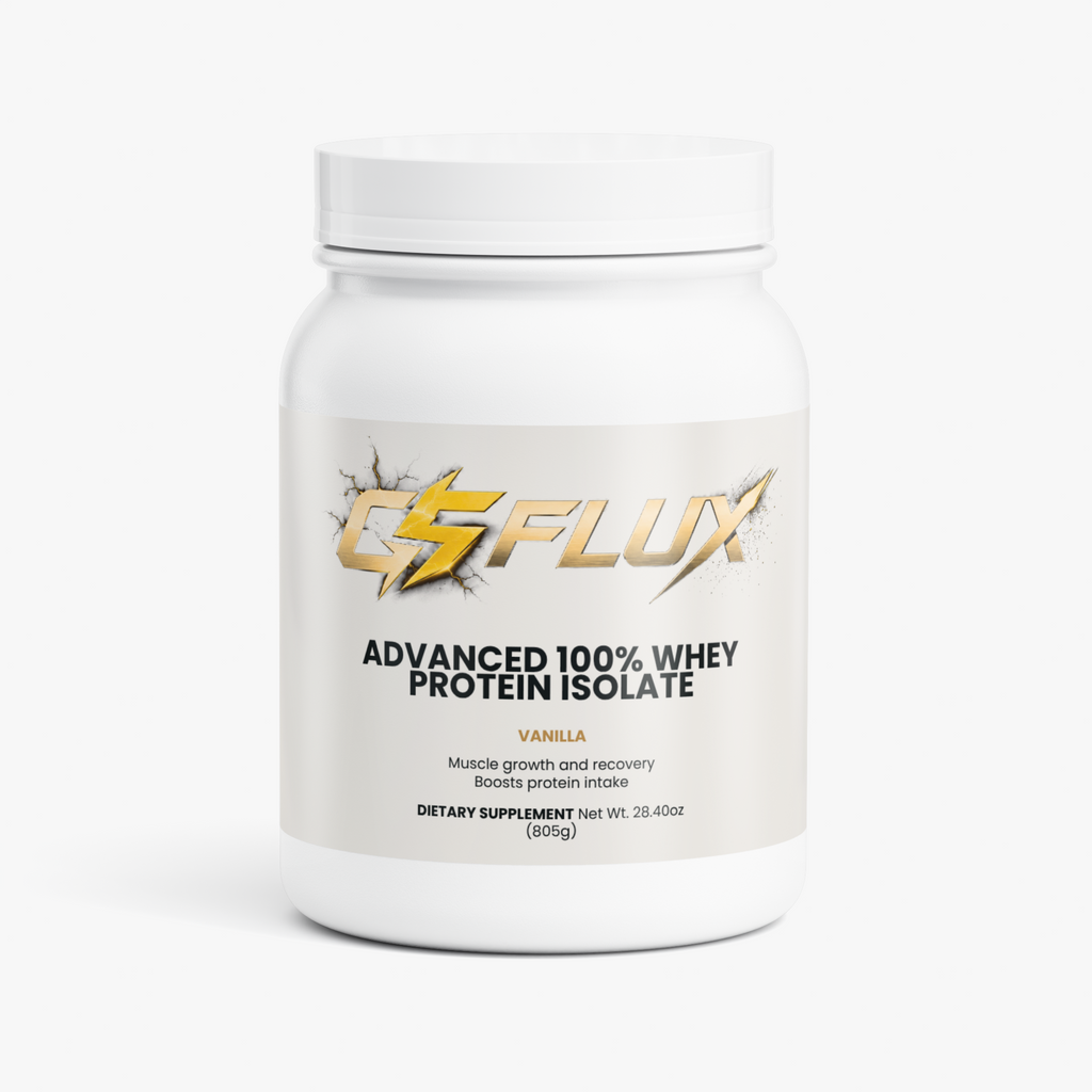 GSFlux Advanced 100% Whey Protein Isolate – Vanilla, 28.4 oz